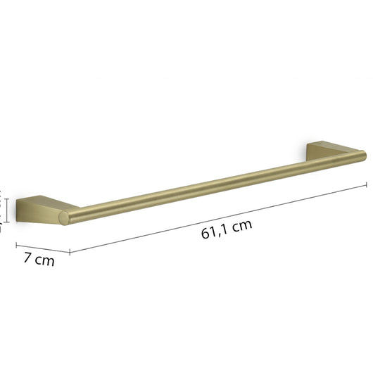 PORTASALVIETTE TONALE 60CM ORO MATT.