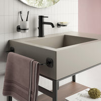 PORTASALVIETTE TEIDE 60CM NERO MATT.