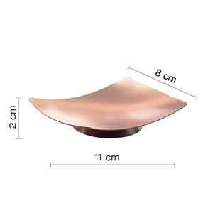 PORTASAPONE ELETTRA 11X8XH2CM INOX RAME