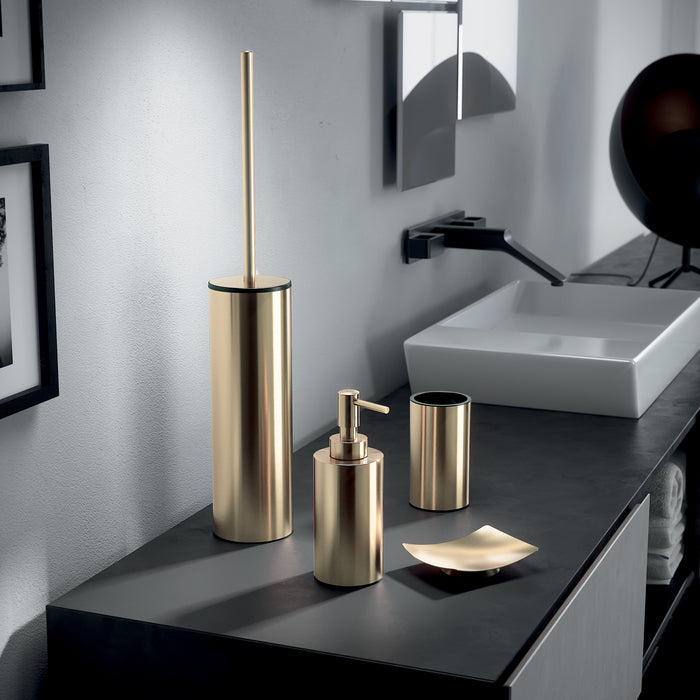 PORTASAPONE ELETTRA 11X8XH2CM INOX COLOR ORO.