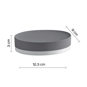 PORTASAPONE MIZAR 13X9XH3CM GRIGIO.