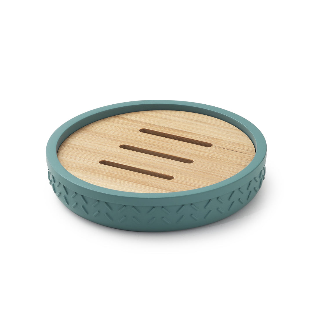 PORTASAPONE THEA D.12XH3CM BAMBU / VERDE.