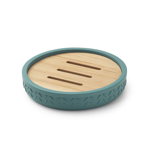 PORTASAPONE THEA D.12XH3CM BAMBU / VERDE.