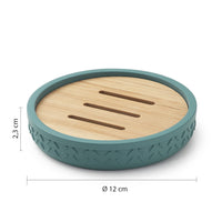 PORTASAPONE THEA D.12XH3CM BAMBU / VERDE.