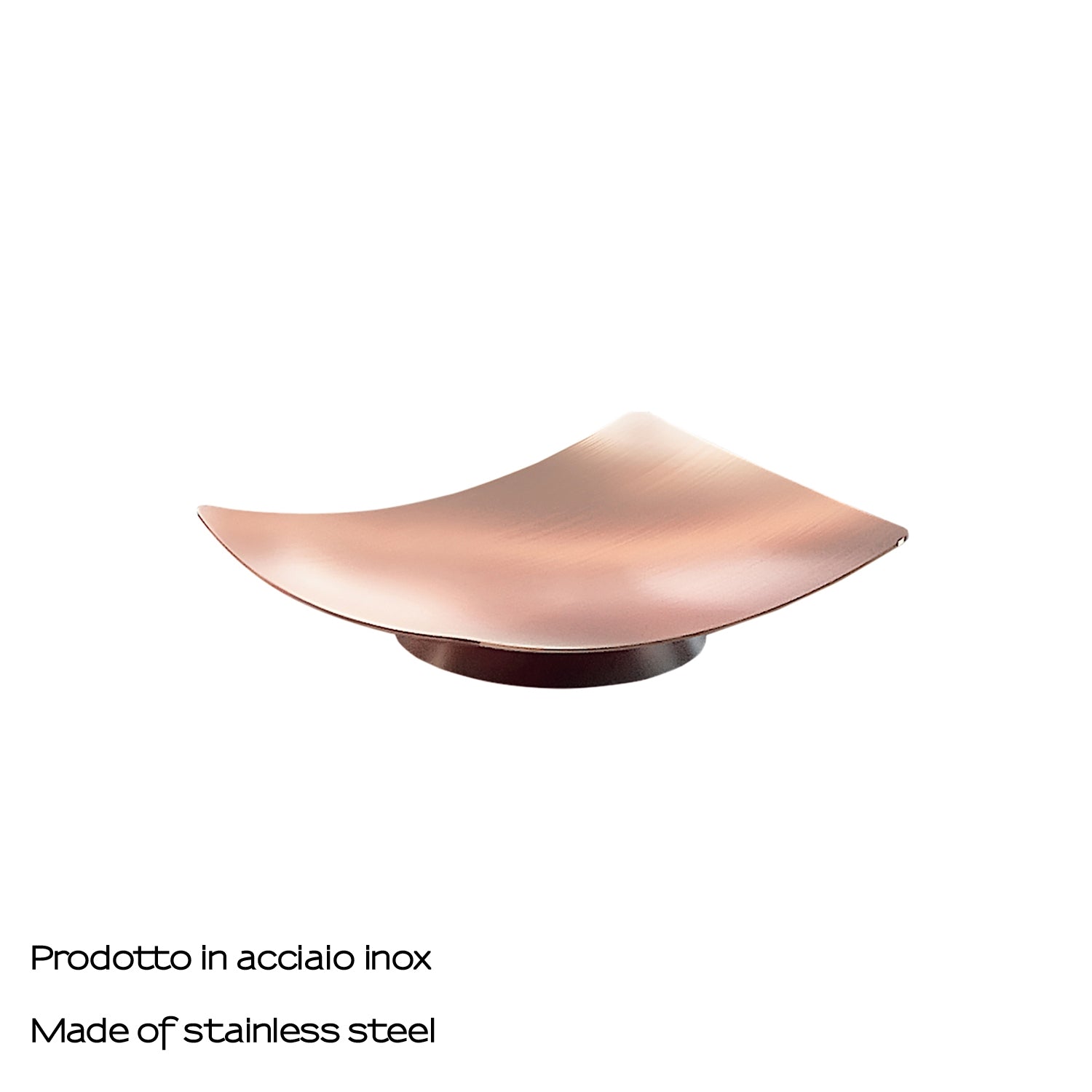 PORTASAPONE ELETTRA 11X8XH2CM INOX RAME