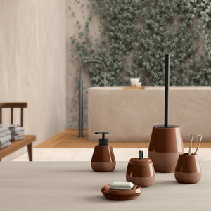 PORTASAPONE WILMA D.12XH3CM TERRACOTTA