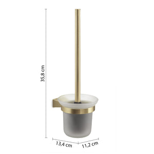 PORTASCOPINO TONALE 12XH36CM ORO MATT.
