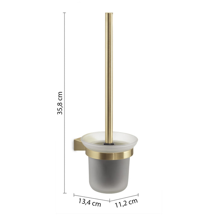 PORTASCOPINO TONALE 12XH36CM ORO MATT.