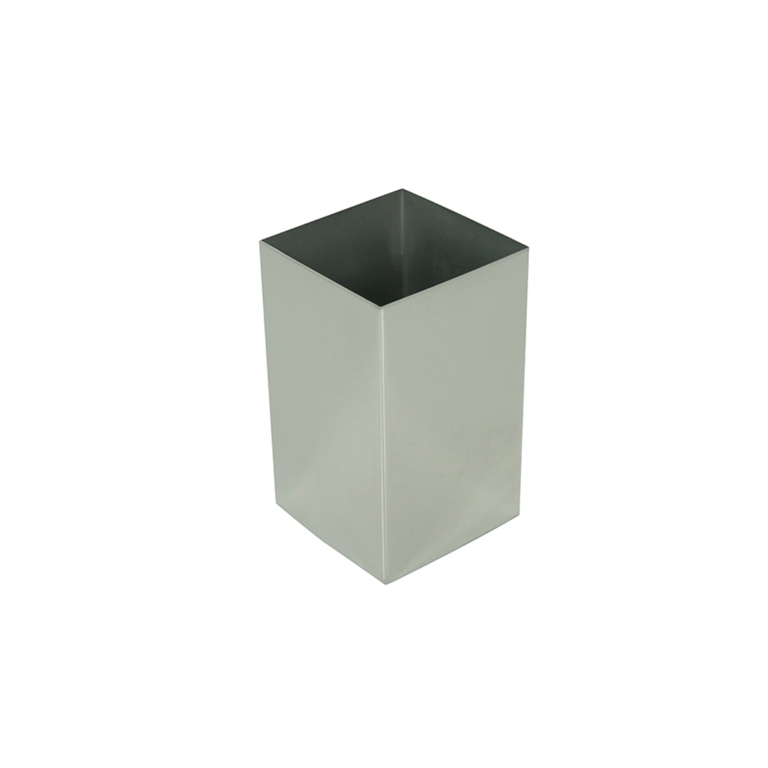 PORTASPAZZOLINI NEMESIA 6X6XH10CM INOX LUCIDO.