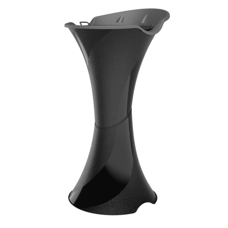 POSACENERE DA TERRA SMOKING 36X39XH71CM NERO