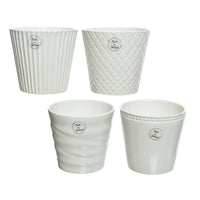 PORTAVASO IN CERAMICA 13,5XH13CM BIANCO