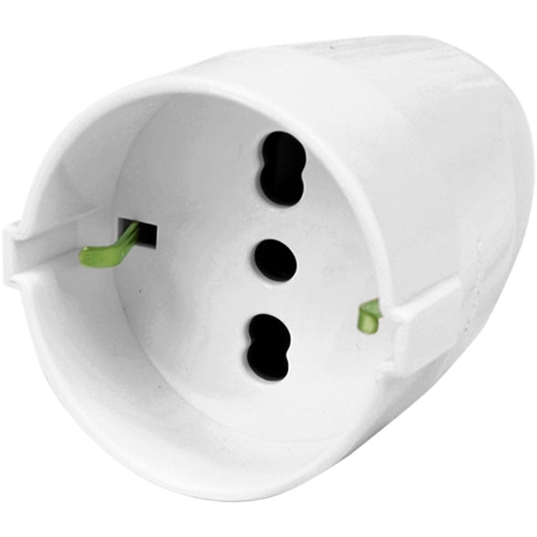 PRESA SCHUKO E BIPASSO 10/16A