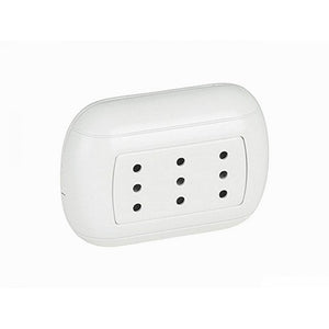 PRESA TRIPLEX OVAL 10A BIANCA TRIPLA