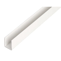 PROFILO AD U 20X21X2000MM PVC BIANCO