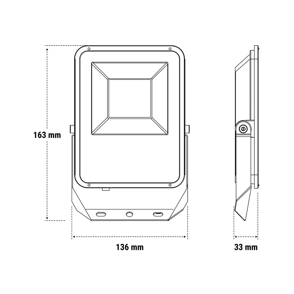 PROIETTORE LED FL 30W IP66 BIANCO SENS 4000K 163X1