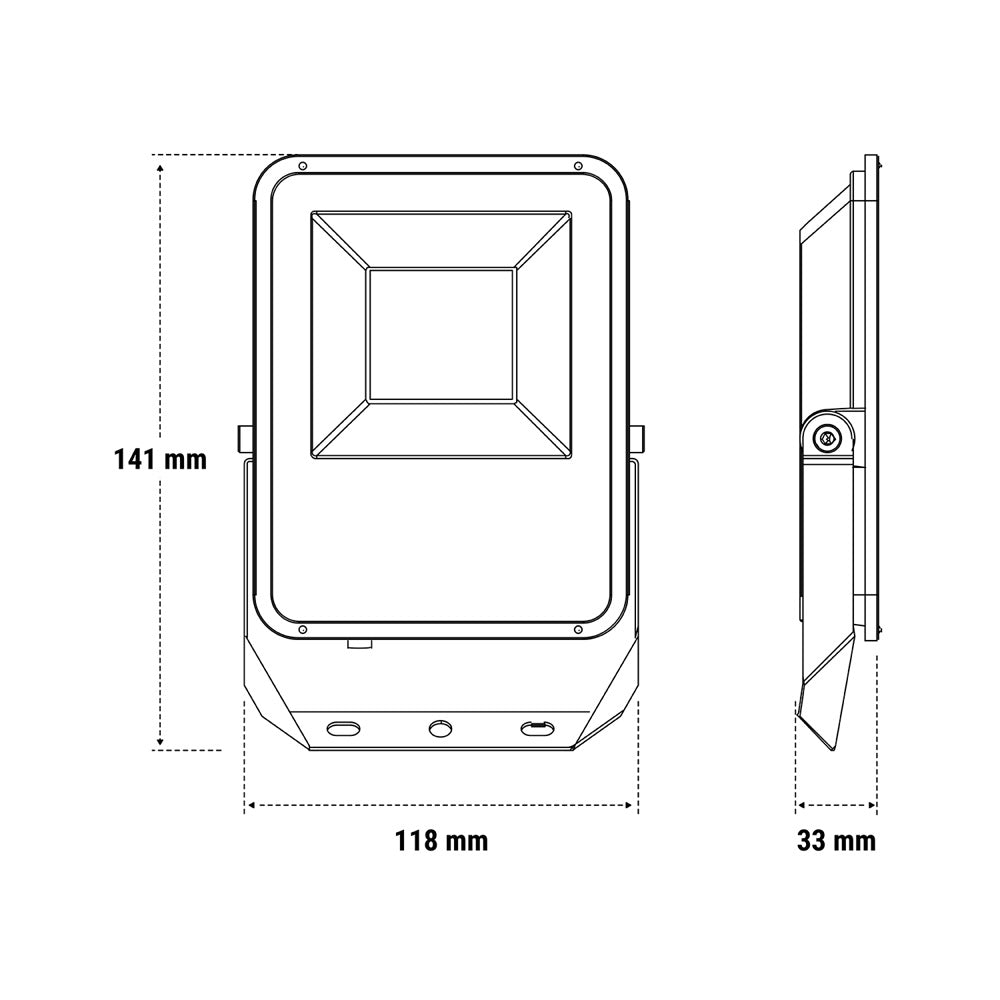 PROIETTORE LED FL 20W IP66 BIANCO SENS 4000K 141X1