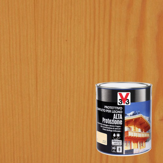 PROTETTIVO ALTA PROTEZIONE 750ML NOCE CHIARO