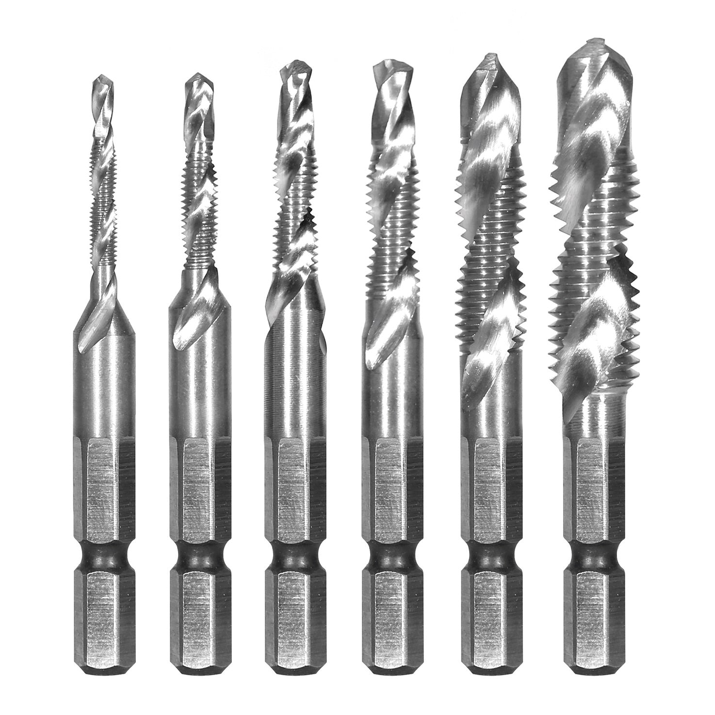 PUNTE AUTOFILETTANTI HSS SERIE 6 PEZZI