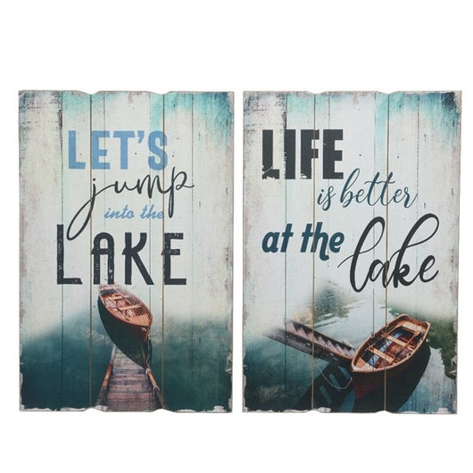 QUADRO ANTICO CON BARCA 40XH60CM