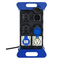 QUADRO DI DISTRIBUZIONE PORTATILE CON 4 SCHUKO + 2