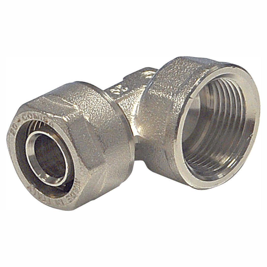 RACCORDO A GOMITO FEMMINA 1/2X20 PER MULTISTRATO (