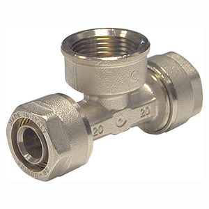 RACCORDO A TEE FEMMINA 1/2×20 PER MULTISTRATO (SA