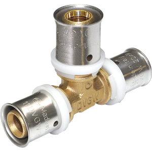 RACCORDO A TEE D.16X16M16 PER MULTISTRATO