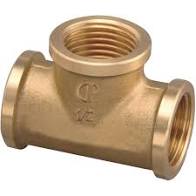 RACCORDO "TEE" IN OTTONE 32X1"FX32 (SAC)