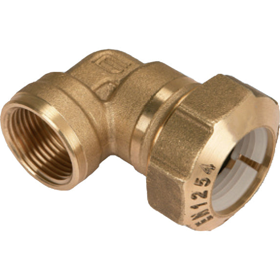 RACCORDO IN OTTONE CURVO 20X1/2 F (SAC)