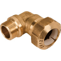 RACCORDO IN OTTONE CURVO 20X1/2 M (SAC)