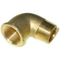 RACCORDO IN OTTONE CURVO 32X32 MM (CAR)