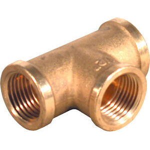 RACCORDO "TEE" IN OTTONE 25X25X25 (CAR)