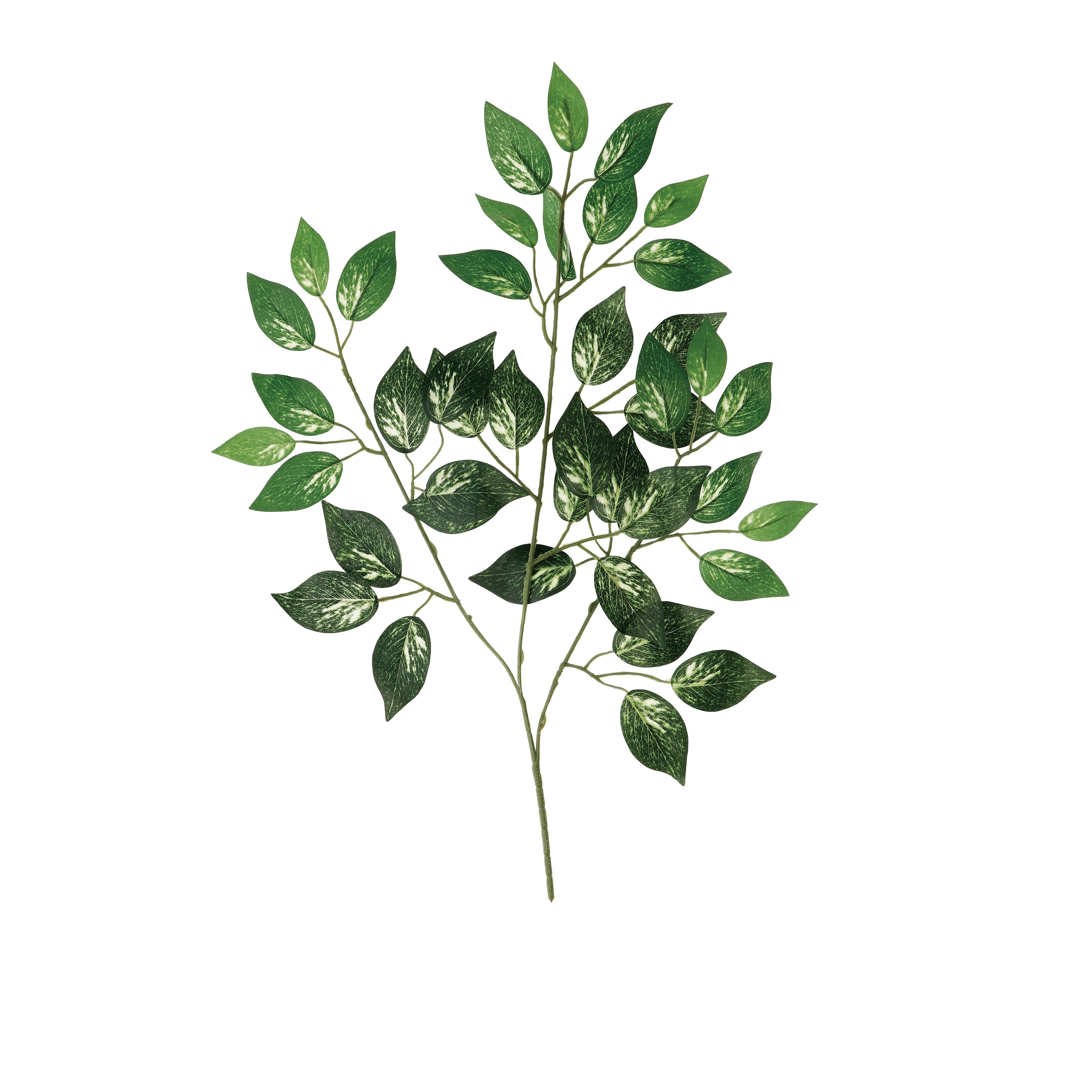 RAMOSCELLO DECORATIVO CON FOGLIE 58CM