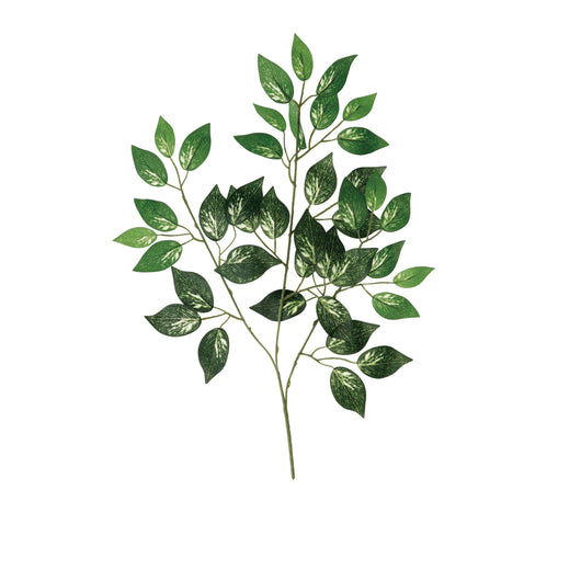 RAMOSCELLO DECORATIVO CON FOGLIE 58CM