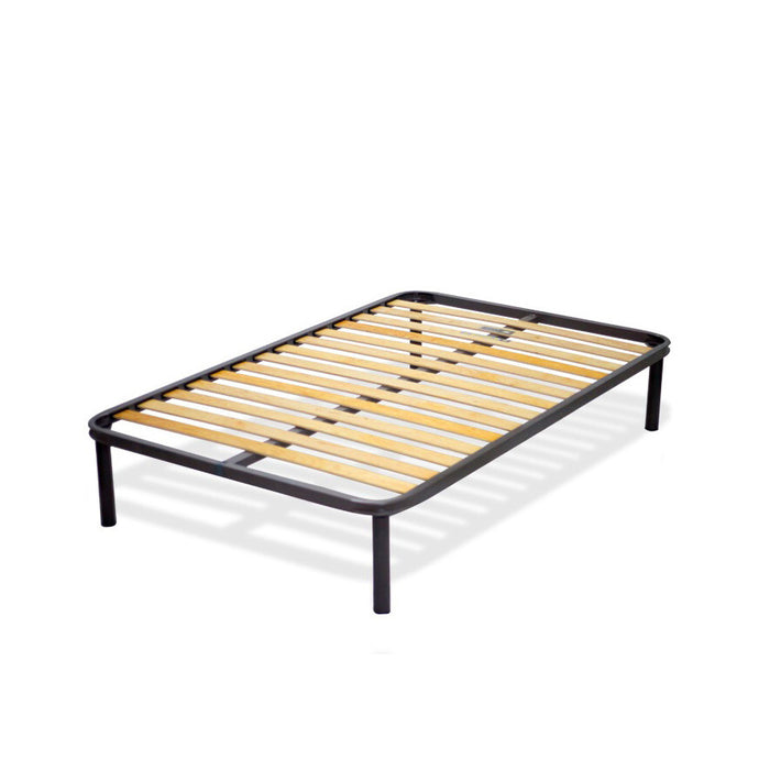 RETE 1 PIAZZA E MEZZA 120X190XH34CM CON 13 STECCHE