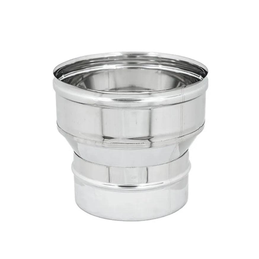 RIDUZIONE 100F - 80M MM INOX AISI 304