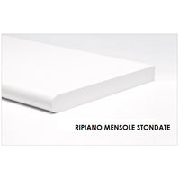 RIPIANO STONDATO CM.1.8X20X100 BIANCO