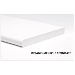 RIPIANO STONDATO CM.1.8X20X100 BIANCO