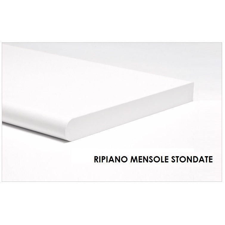RIPIANO STONDATO CM.1.8X20X100 BIANCO