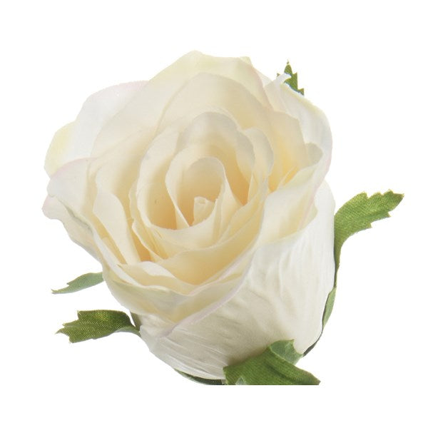 ROSA DECORATIVA BIANCA H45CM