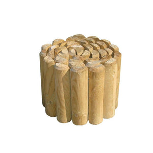 ROLLBORDER 200XH20CM IN MEZZOTONDO D.5CM IN PINO I