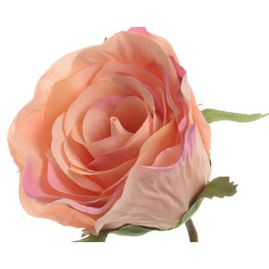 ROSA DECORATIVA PESCA H45CM