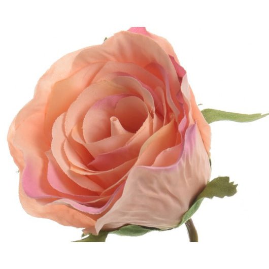 ROSA DECORATIVA PESCA H45CM