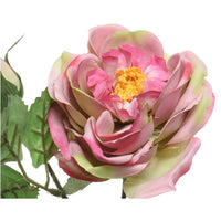 ROSA DECORATIVA ROSA TENUE H42CM CON BOCCIOLO