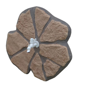 ROSONE ROSA DEL DESERTO 67X4XH65CM TABACCO