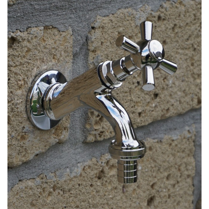 RUBINETTO 1/2" M IN OTTONE CROMATO INCLINATO