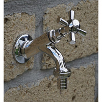 RUBINETTO 1/2" M IN OTTONE CROMATO INCLINATO