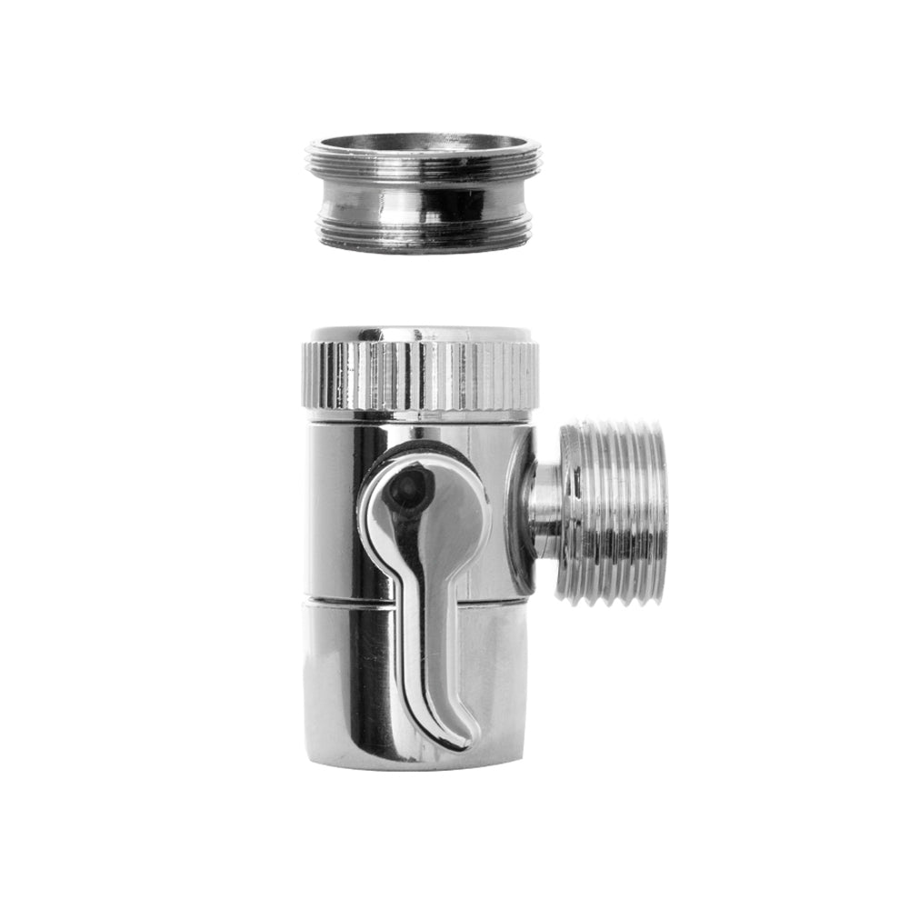 RUBINETTO CON AERATORE E DEVIATORE IN OTTONE