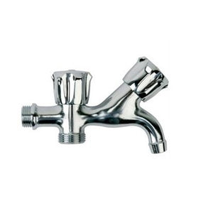 RUBINETTO CON 2 MANIGLIE PER ATTACCO LAVATRICE DA