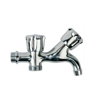 RUBINETTO CON 2 MANIGLIE PER ATTACCO LAVATRICE DA